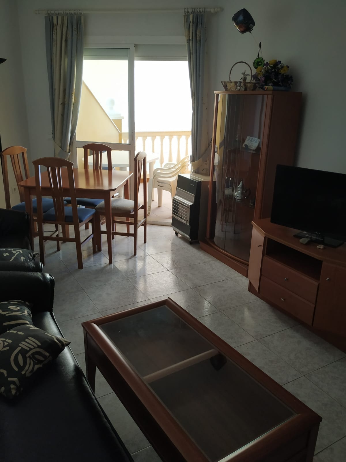 Two bedrooms patio + terrace 40 meters from the promenade, del Morche.(R)