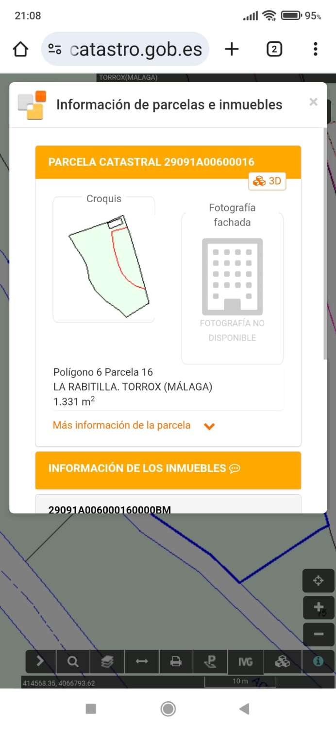 Apero i ruiner på en exceptionell plats nära torrox rondell.